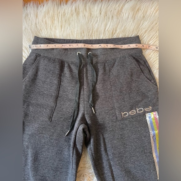 Bebe Sweatpants Joggers Gray Size S - Picture 7 of 11
